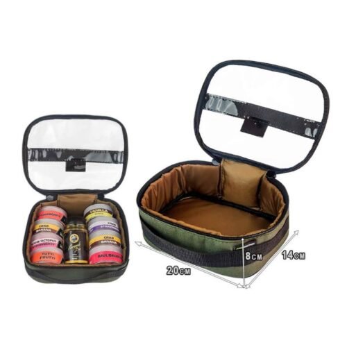 Kott aksessuaaridele läbipaistva kattega (20×14×8 cm)